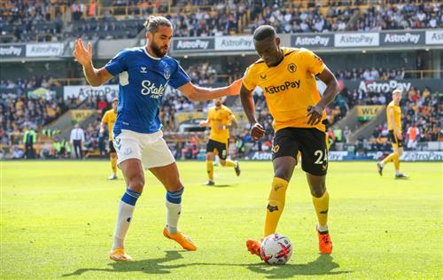 Loups contre Everton