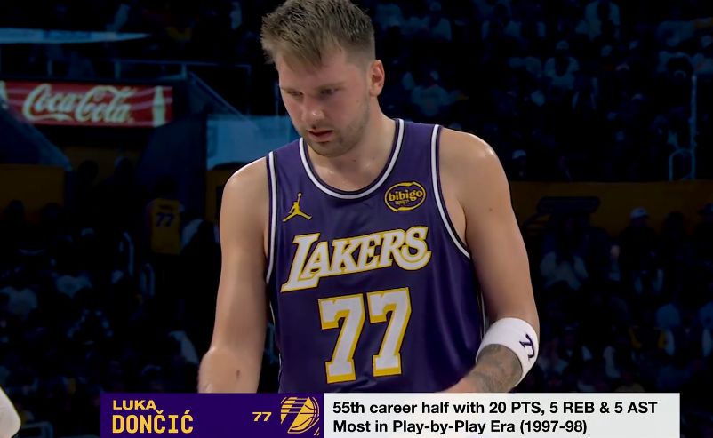 Une autre étape ! Doncic a débloqué 20+5+5 à la 55e mi-temps